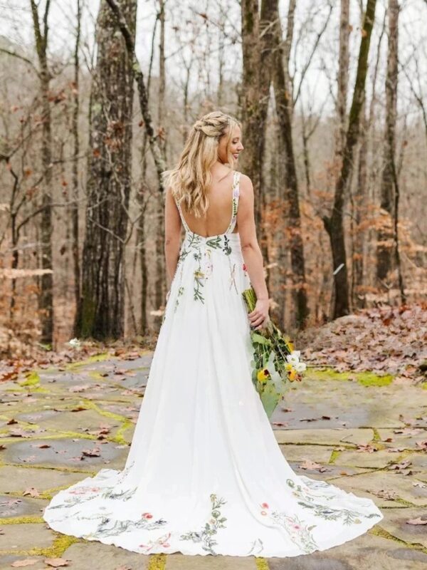 Boho Wedding Dress Echoing Heart