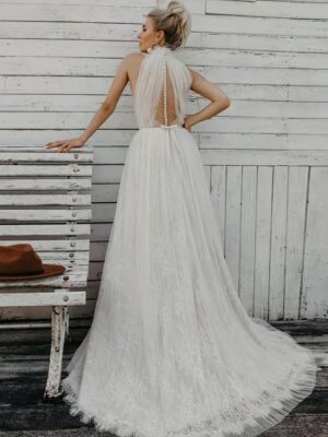 Boho Wedding Dress Golden Pulse