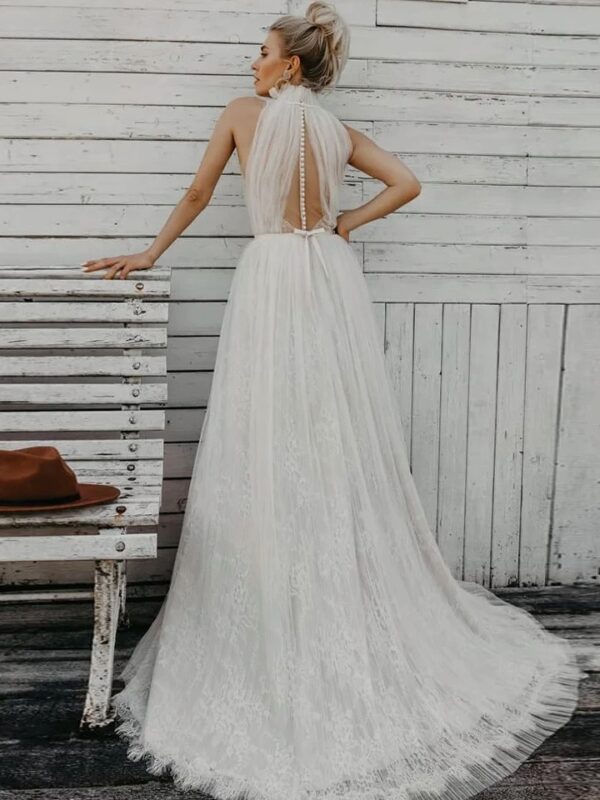 Boho Wedding Dress Golden Pulse