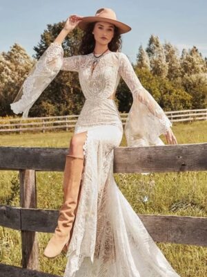 Boho Wedding Dress Echo of Light