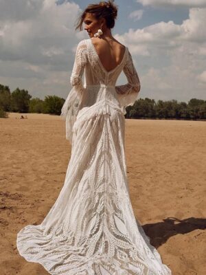 Boho Wedding Dress Misty Bloom