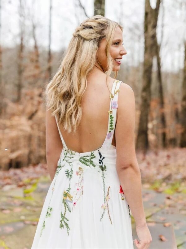 Boho Wedding Dress Echoing Heart