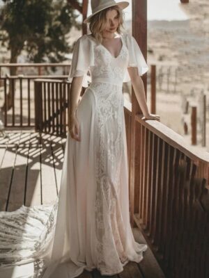Boho Wedding Dress Lace Horizon
