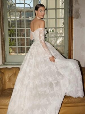 Boho Wedding Dress Golden Petal