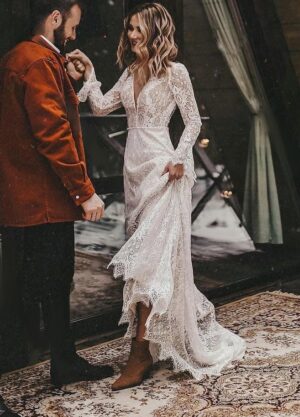 Boho Wedding Dress Breath of the Sky