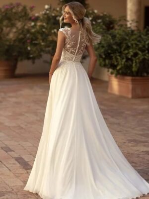 Boho Wedding Dress Blush Horizon