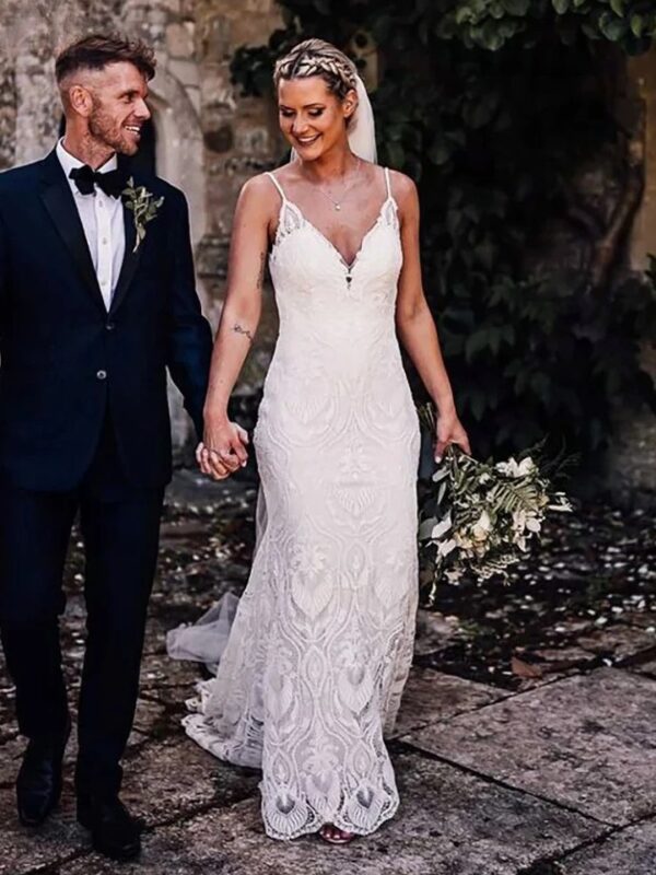 Boho Wedding Dress Wandering Light