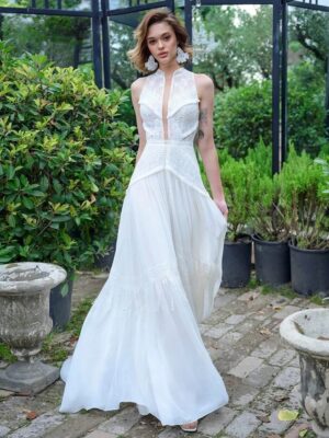 Boho Wedding Dress Moonstone Glow