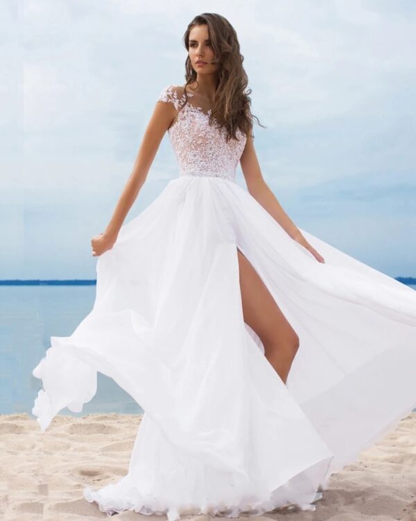 Boho Wedding Dress Caress of Light