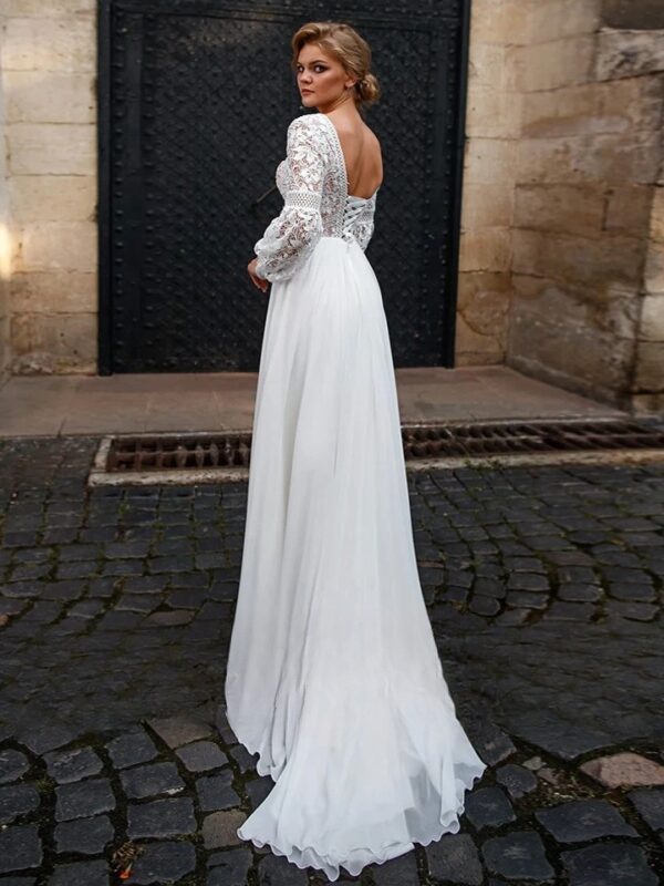 Boho Wedding Dress Gossamer Glow