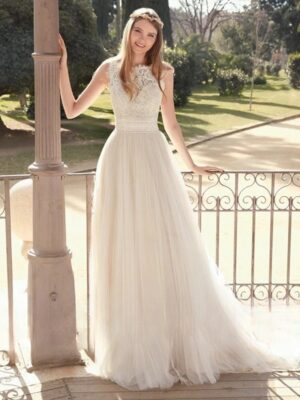 Boho Wedding Dress Aurora Mist