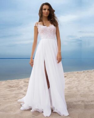 Boho Wedding Dress Caress of Light