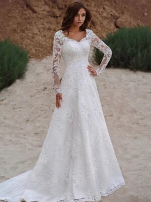 Boho Wedding Dress Blush of Serenity
