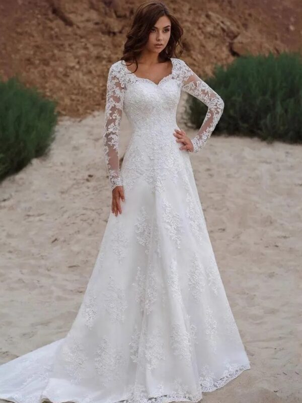 Boho Wedding Dress Blush of Serenity