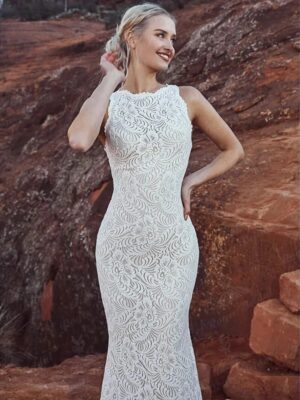 Boho Wedding Dress Gossamer Chant