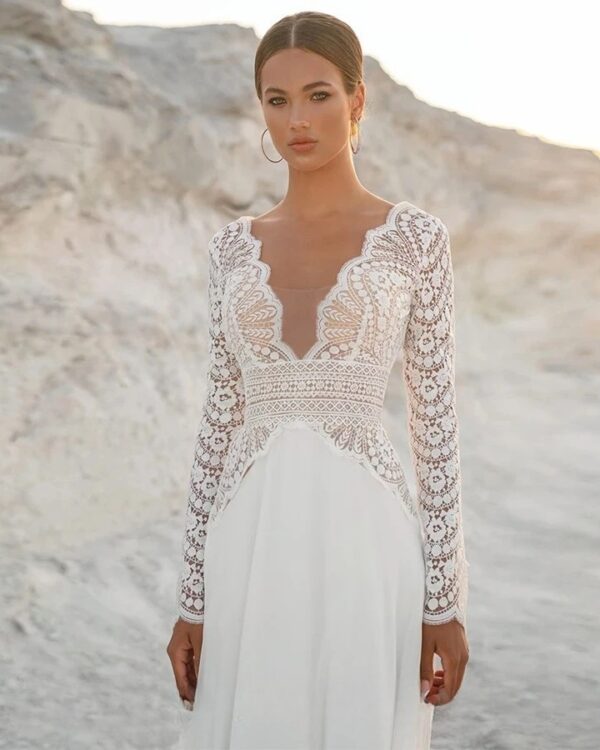 Boho Wedding Dress Heavenly Lace