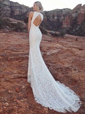 Boho Wedding Dress Gossamer Chant