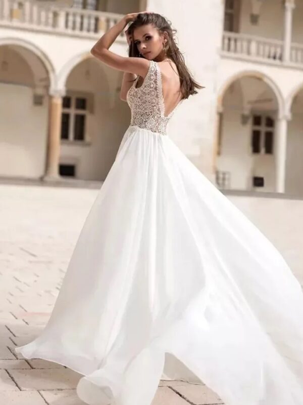 Boho Wedding Dress Soft Flame