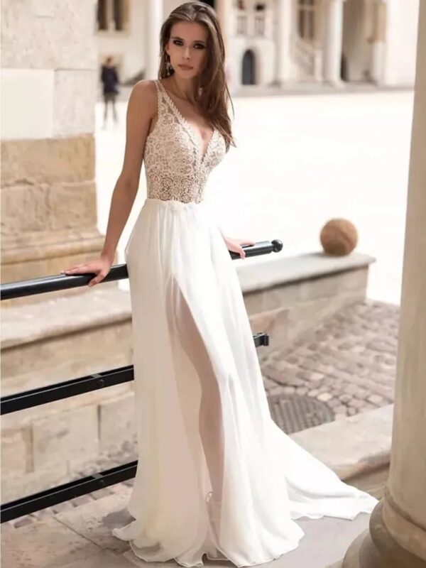 Boho Wedding Dress Soft Flame