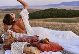 Boho Wedding Dress Starry Meadow
