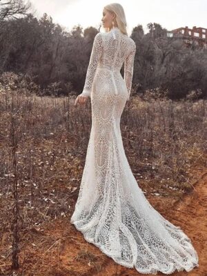 Boho Wedding Dress Whispers in Lace