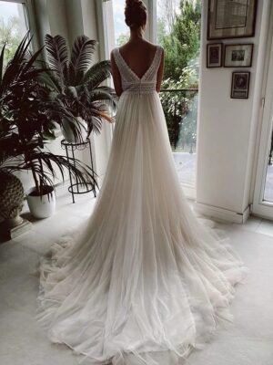Boho Wedding Dress Cloudlit Embrace
