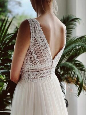 Boho Wedding Dress Cloudlit Embrace