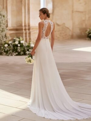 Boho Wedding Dress Frosted Whisper