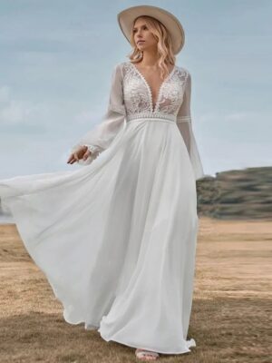 Boho Wedding Dress Moonwhisper Grace