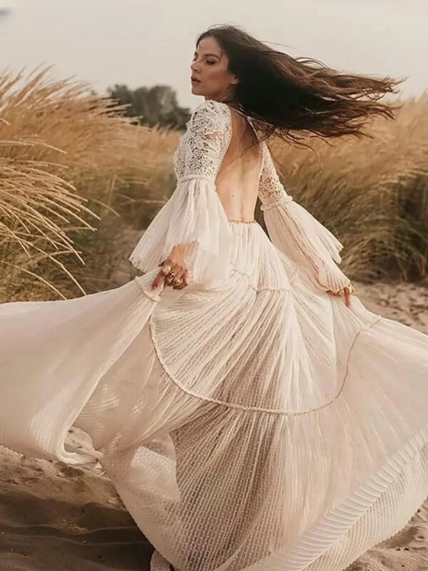 Boho Wedding Dress Sunrise Chant