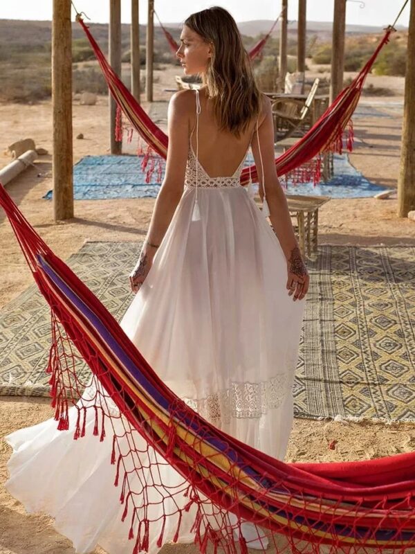 Boho Wedding Dress Moonwoven Bliss