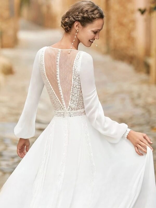 Boho Wedding Dress Evening Bloom