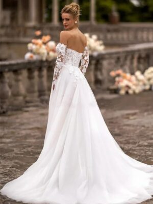 Boho Wedding Dress Lunar Petals