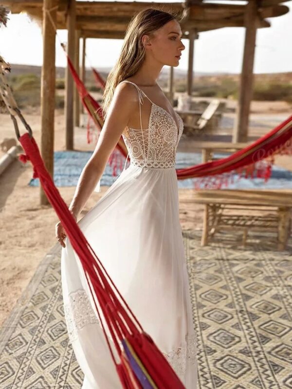 Boho Wedding Dress Moonwoven Bliss