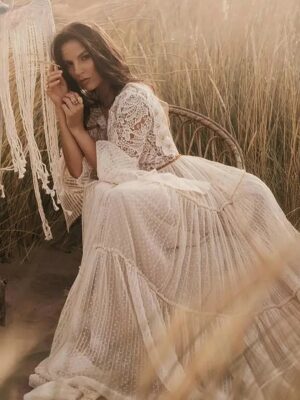 Boho Wedding Dress Sunrise Chant