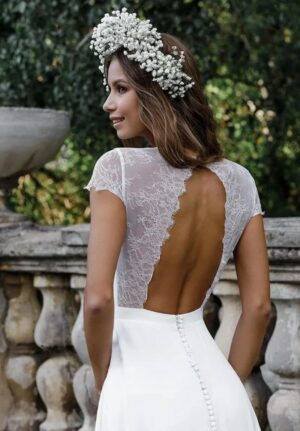 Boho Wedding Dress Rays of Silence
