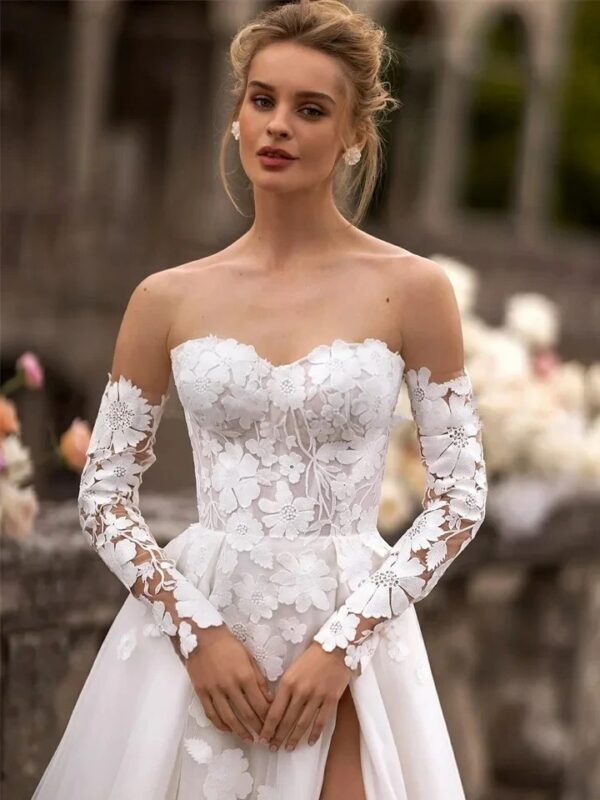 Boho Wedding Dress Lunar Petals