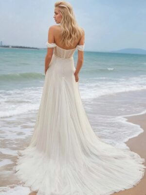 Boho Wedding Dress Lunar Silence