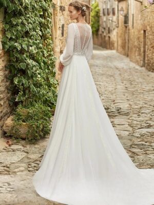 Boho Wedding Dress Evening Bloom