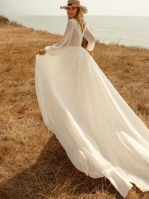 Boho Wedding Dress Glow of Peace