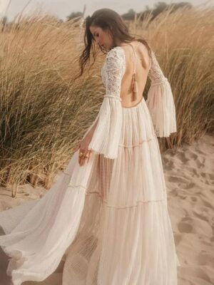 Boho Wedding Dress Sunrise Chant