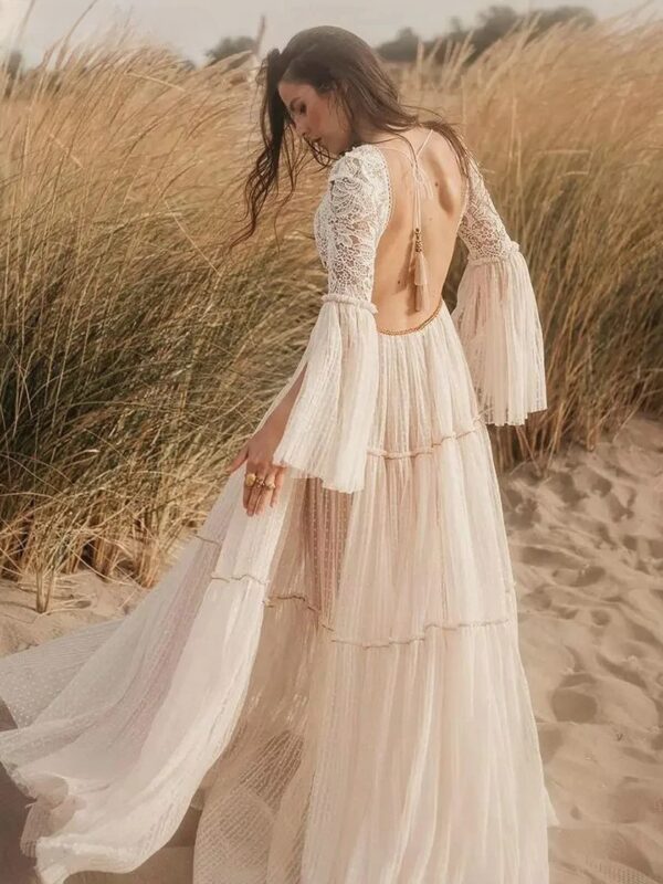 Boho Wedding Dress Sunrise Chant