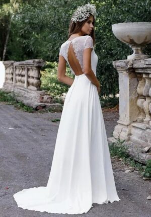 Boho Wedding Dress Rays of Silence