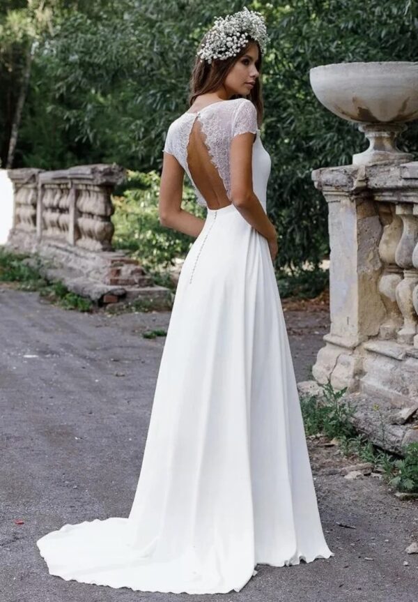 Boho Wedding Dress Rays of Silence