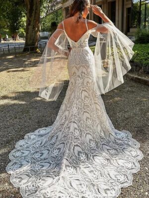 Boho Wedding Dress Drift of Petals