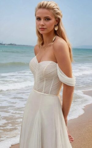 Boho Wedding Dress Lunar Silence