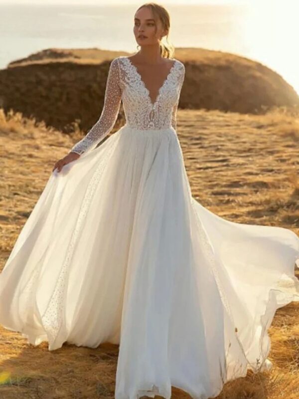 Boho Wedding Dress Whispered Horizon