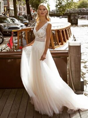 Boho Wedding Dress Dreamwoven Flame