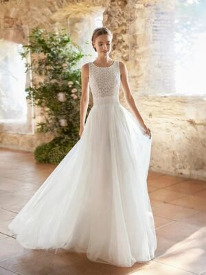 Boho Wedding Dress Soft Twilight
