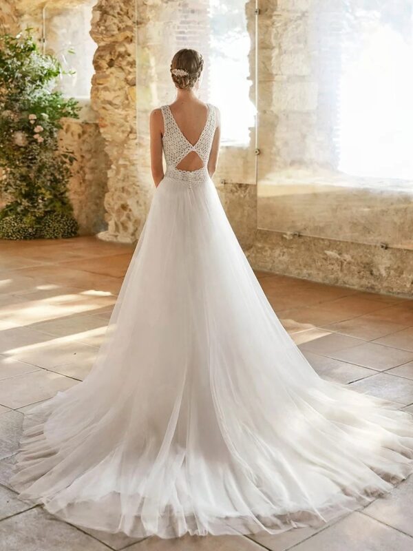 Boho Wedding Dress Soft Twilight